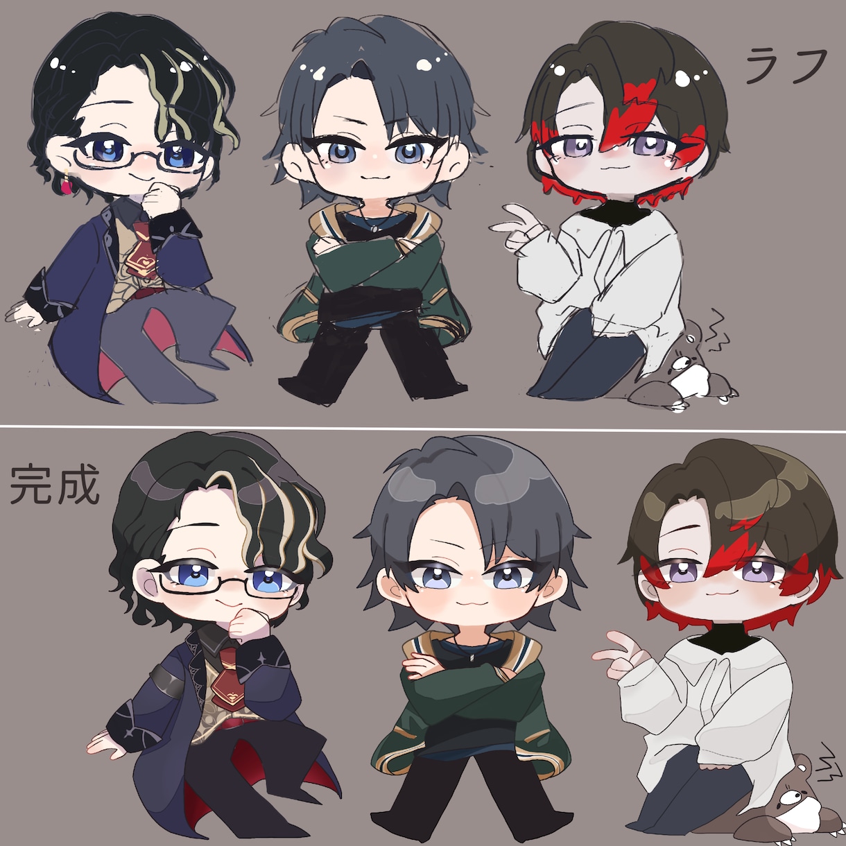 商用利用料込み✨デフォルメイラストお描きします ご希望に沿ったイラストをお描きします！簡単な動きつけも可！ イメージ4