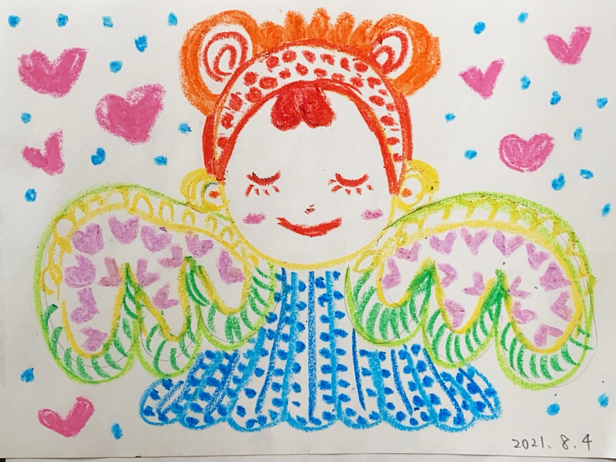 天使からのメッセージと天使のイラストを描きます あなたに縁が深い天使と繋がり、声と姿を絵にして届けます イメージ4