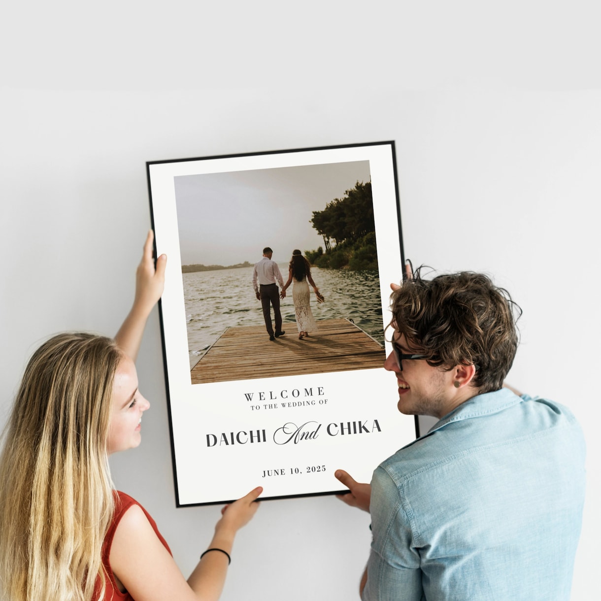 結婚式やパーティーのウェルカムボード制作します 海外デザインで写真入りの特別なオリジナルウェディングボードを イメージ6