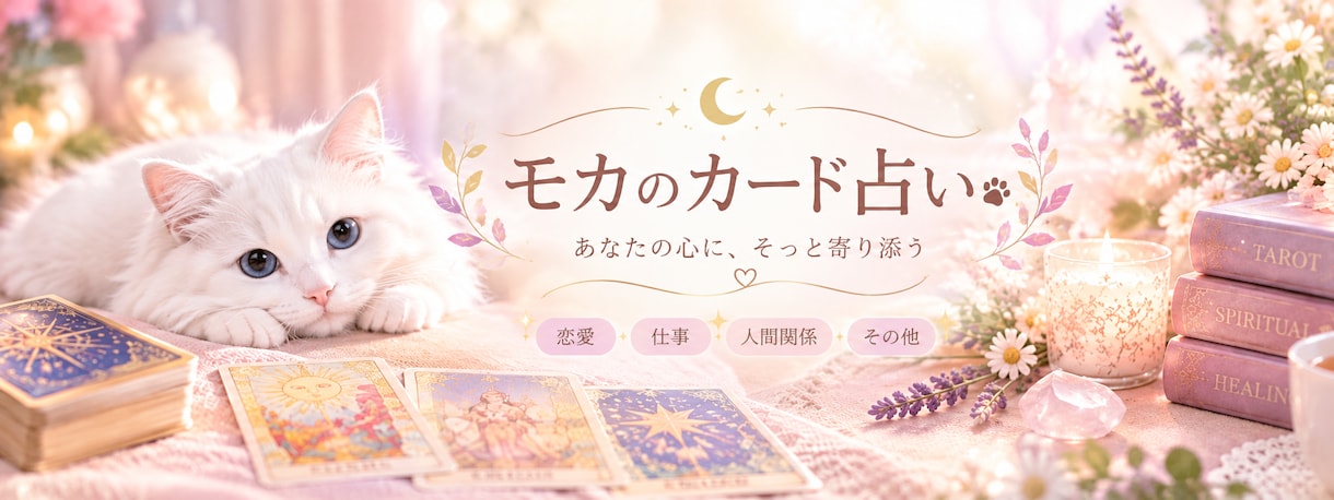 カードで心情、状況、アドバイス等を優しく占います ひとりで抱えた悩みに優しく寄り添います イメージ1