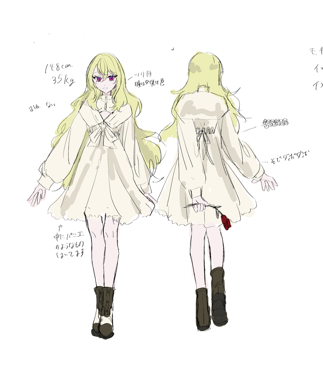 オリジナルキャラクターデザインします 可愛い女の子デザインさせてください！コテキャOCV歓迎！ イメージ2