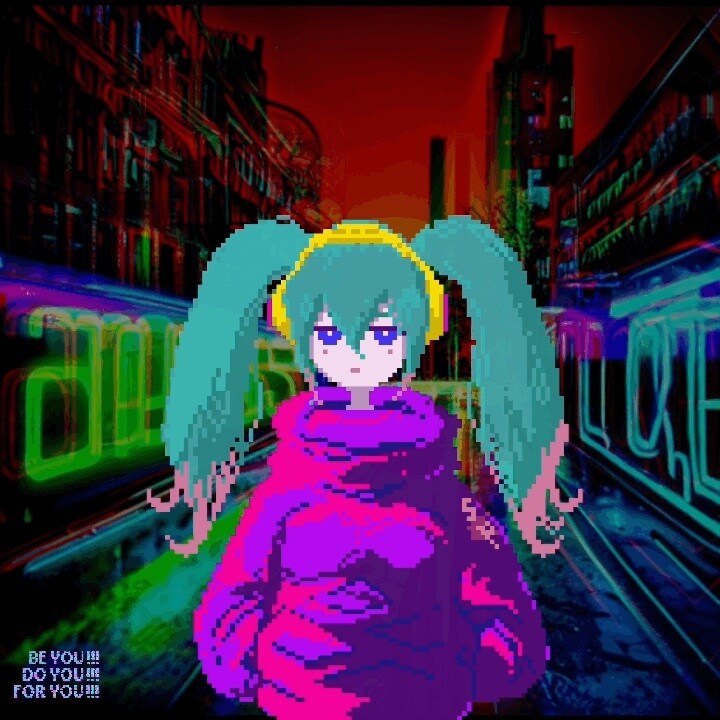 ドットpixelとイラスト背景アイコン作成します ドットイラストに イラスト背景を当てた融合アイコン！業界初！ イメージ3