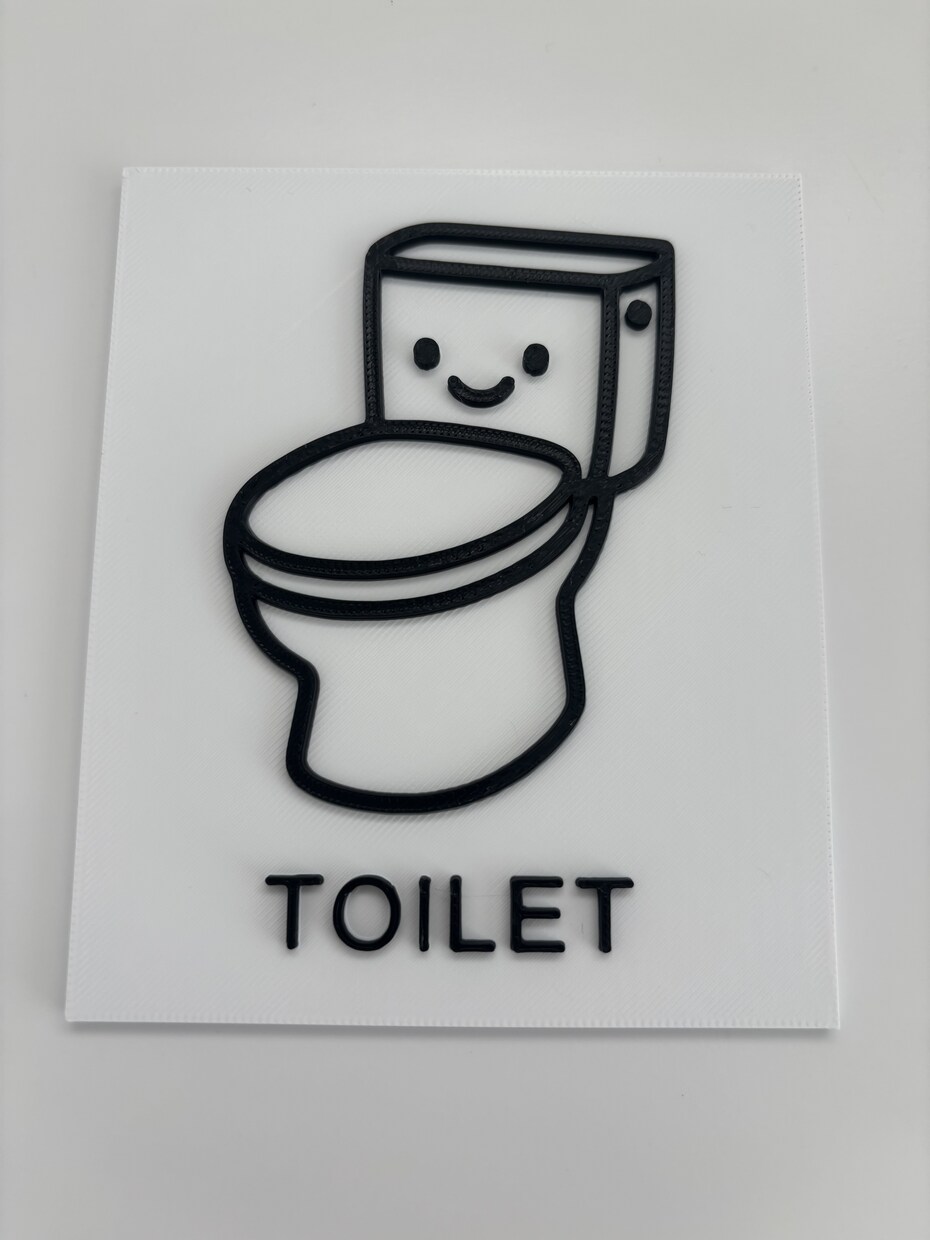 ピクトサイン｜立体インテリア作製します トイレピクトサイン｜スマイルデザイン｜立体インテリアサイン イメージ2