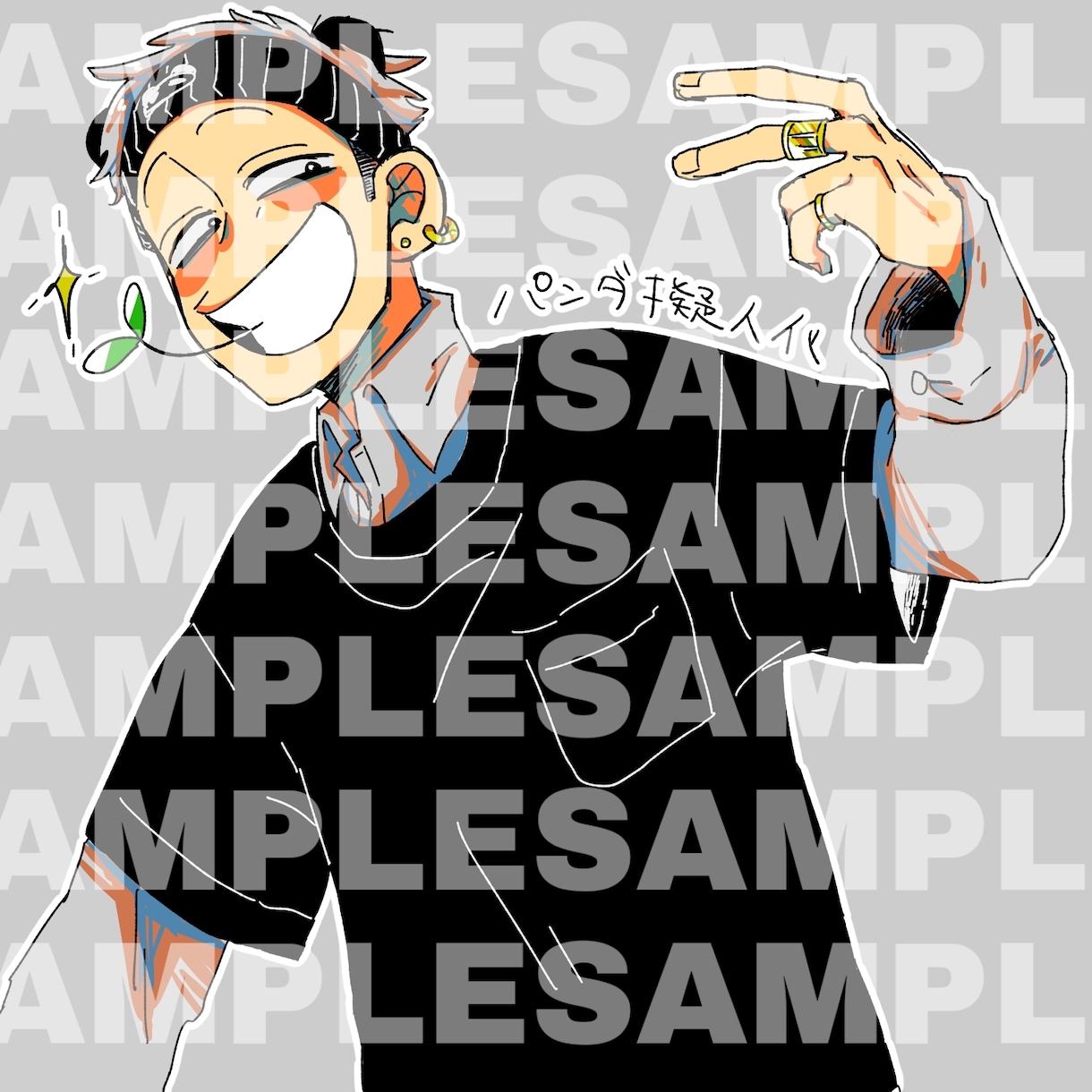 ご希望に添ったイラストをお描き致します 大きな口や笑顔を描くのが大好きです！ イメージ2