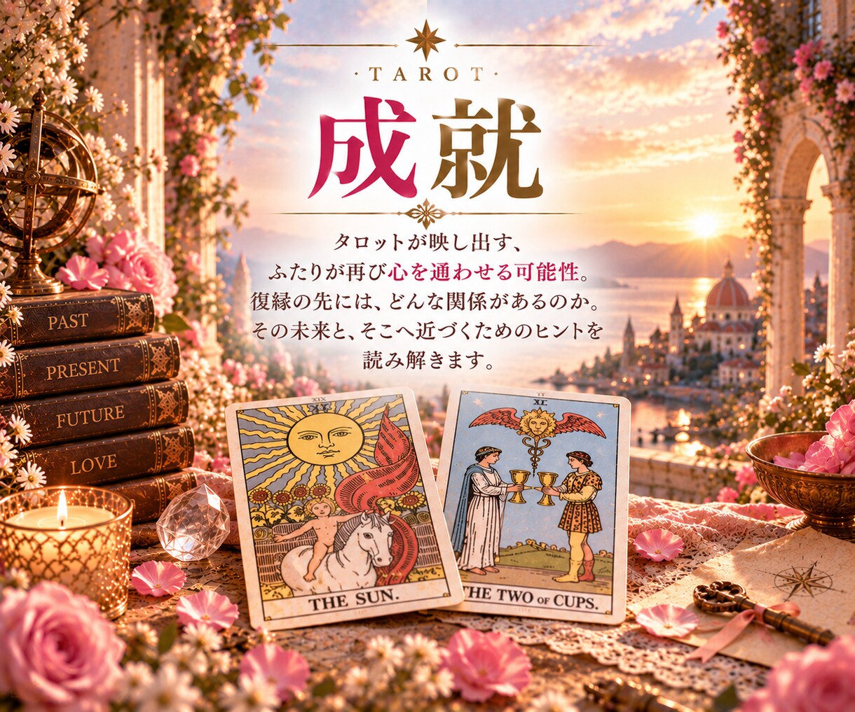 復縁への「ルート」を具体的に占います ふたりの現在地から、復縁までの道筋を読み解きます イメージ6