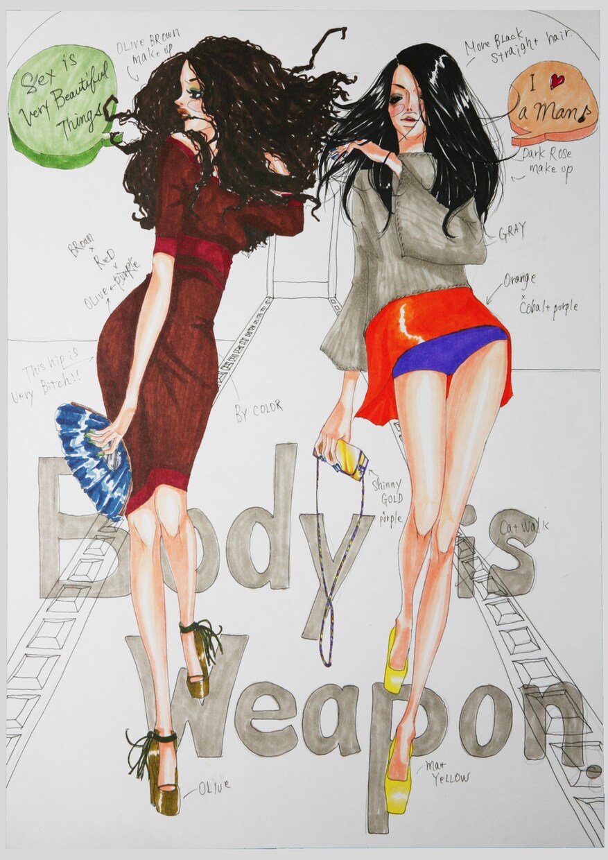 女性向けファッションピープル描きます 雑誌、広告、web挿絵やメインイラスト、個人受注も承ります。 イメージ10