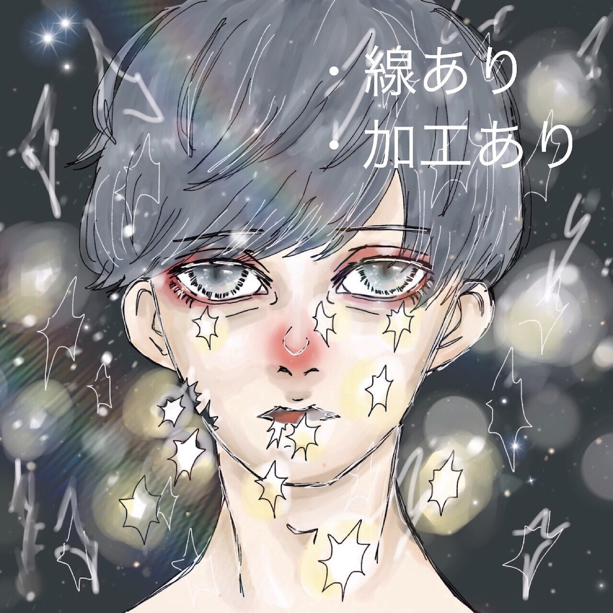 幻想的なイラストが欲しい方にお描きします SNSのアイコンなどにおすすめです。 イメージ3