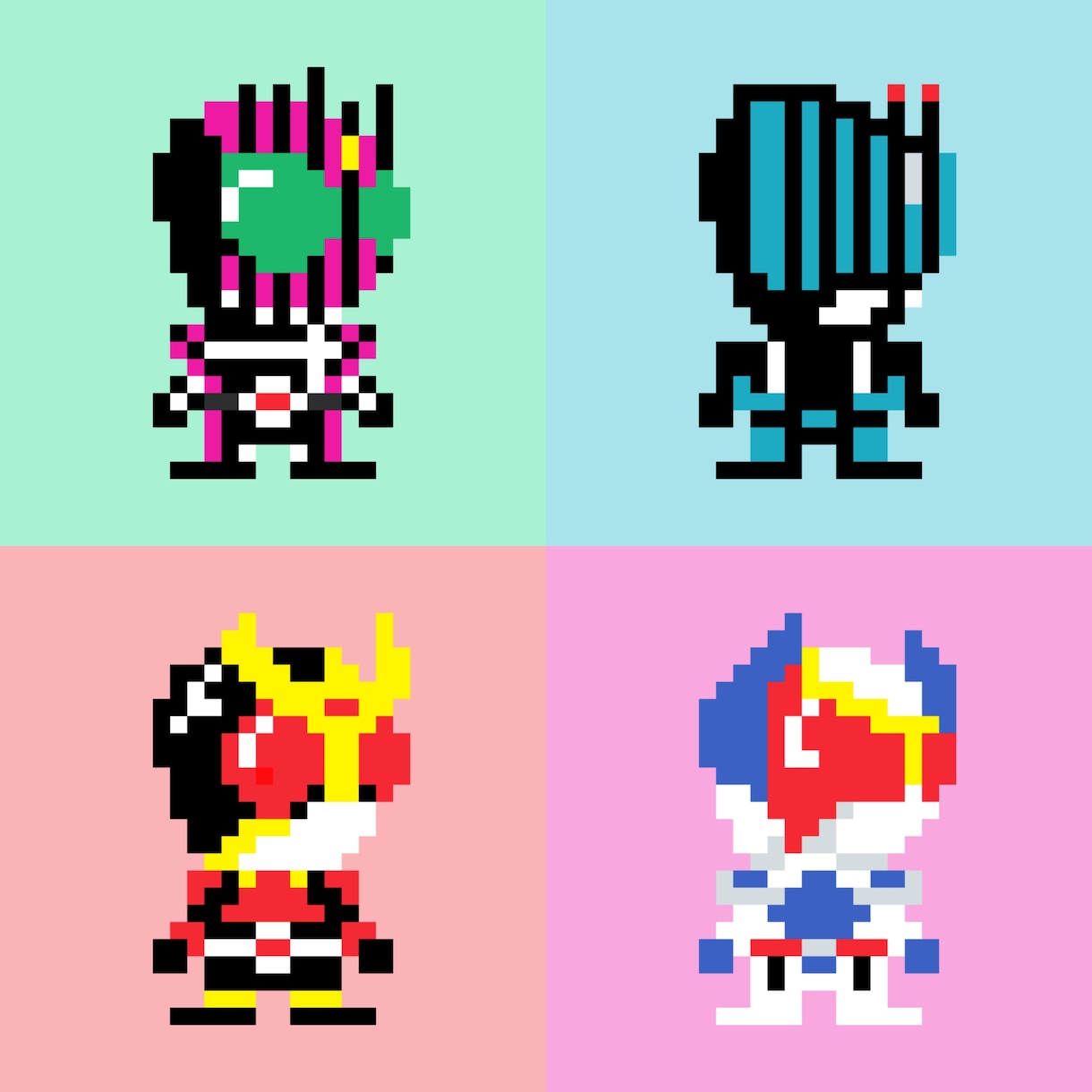 ファミコン風のドット絵をこの価格で複数個制作します SNSのアイコンやそれ以外のあれやこれやに迷ったら是非とも笑 イメージ2