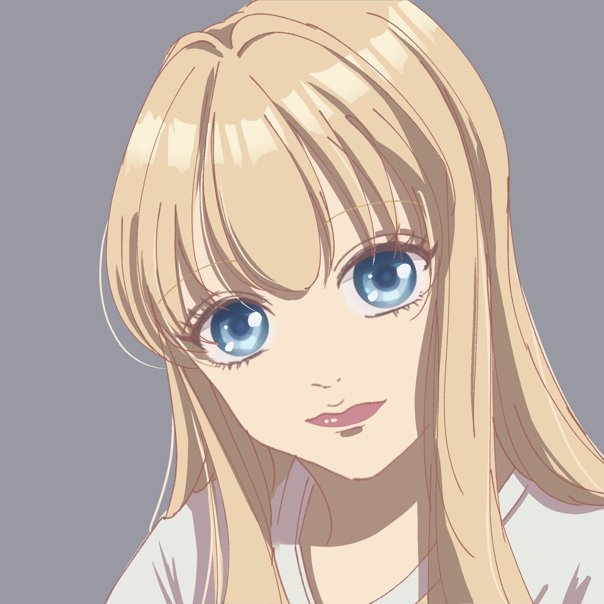 SNSアイコン描きます 髪の色や目の色など自由な色で塗ります！ イメージ8
