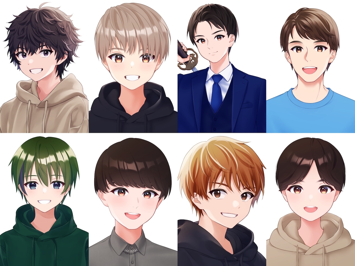 パネル印刷にも☆華やかな似顔絵を制作します 多様なサイズに対応可◎大切な日の一枚に。 イメージ3