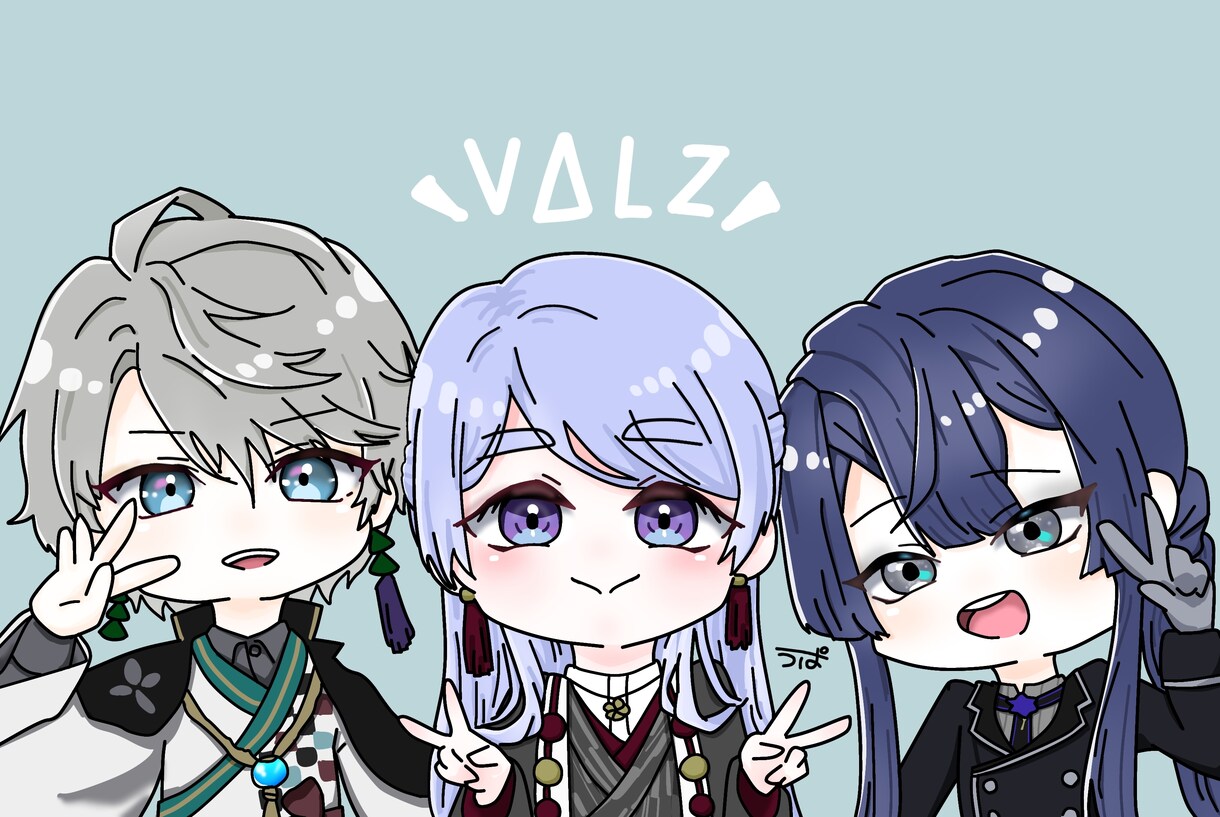 ミニキャラの立ち絵描きます あなただけのかわいいデフォルメイラストを探している方へ！ イメージ5