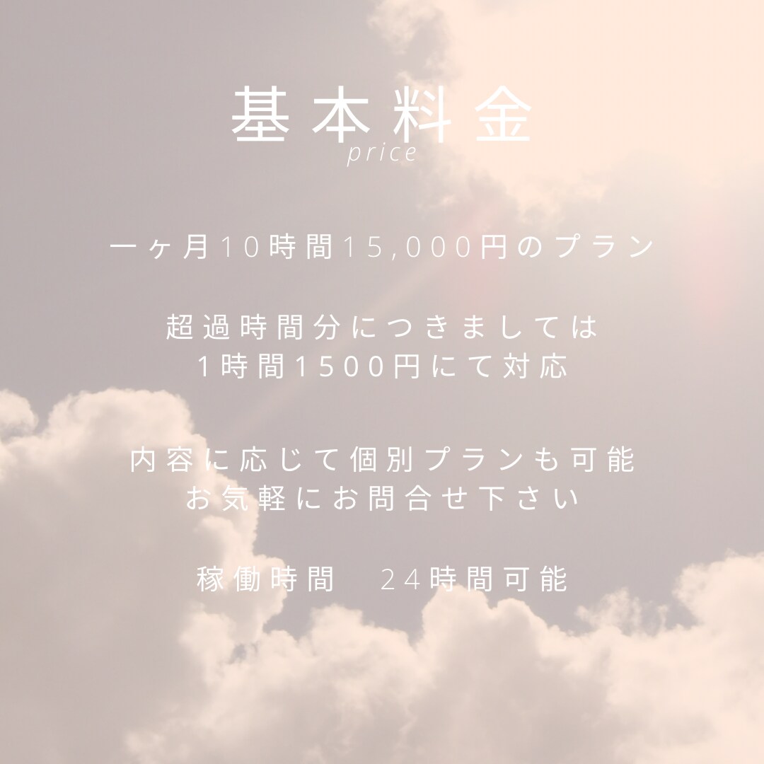 一ヶ月オンライン秘書があなたのサポートをします アレンジ可能なサポートでお手伝いします。 イメージ2