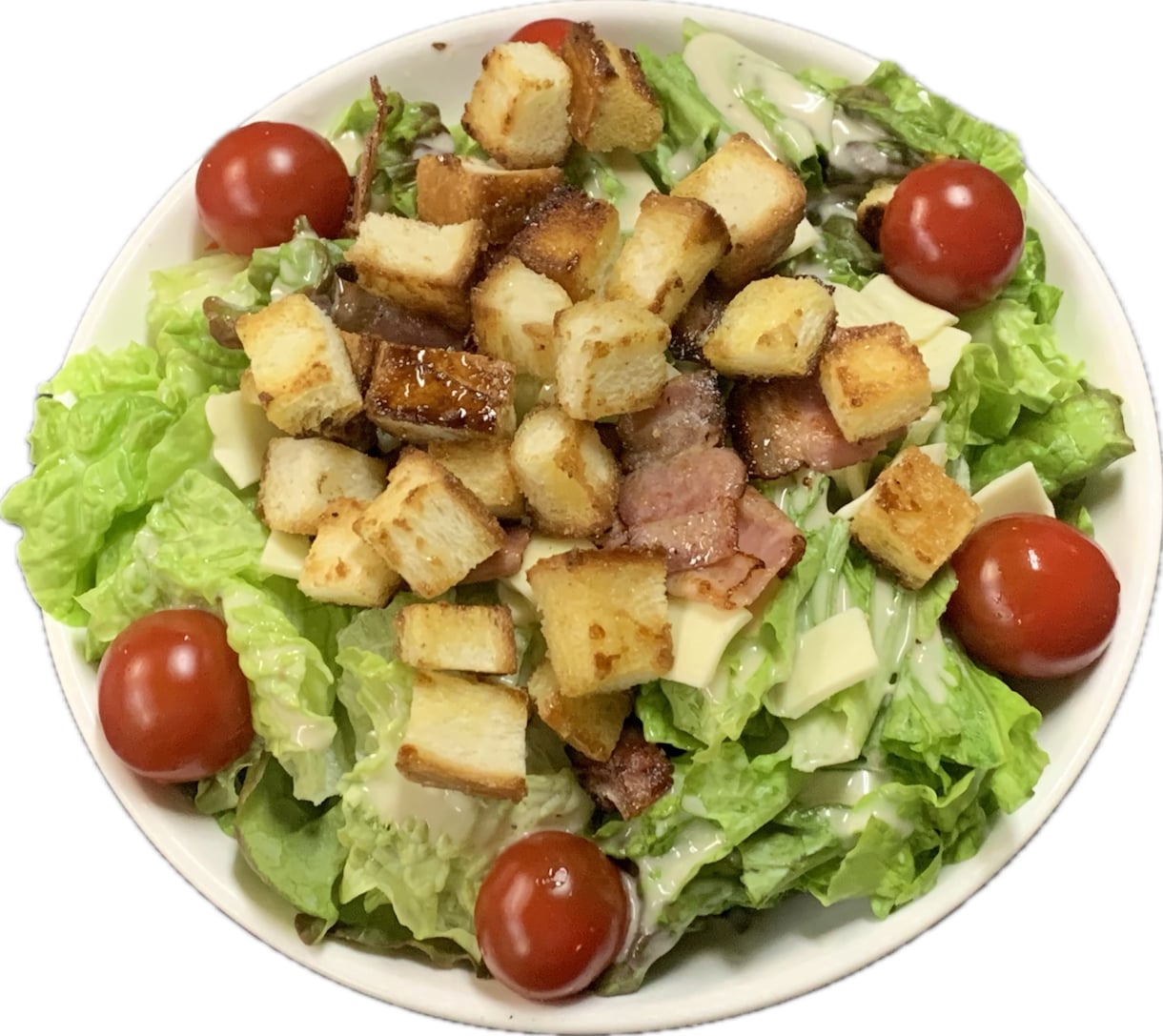 ほっぺた落ちるシーザーサラダのレシピ教えます 食べる時は二人で食べて！おいしいよ！ほんとうだよ！ イメージ1