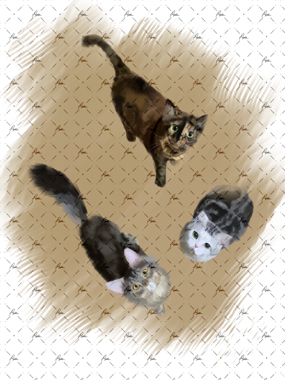 愛するペットや動物の本格イラスト描きます 愛するペットや動物の本格イラストを描きます◆ポーズ指定OK！ イメージ4