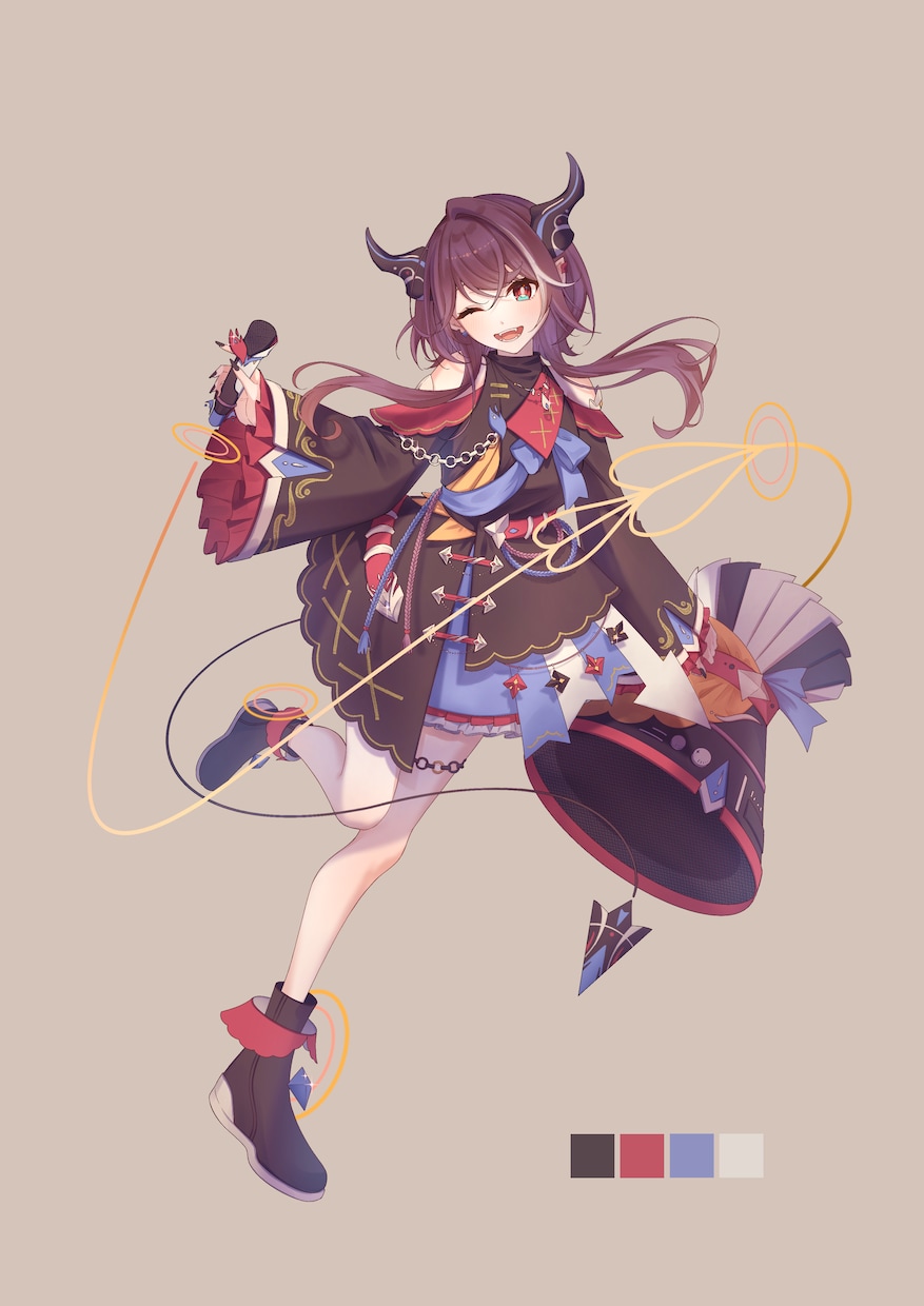 女の子の立ち絵を制作いたします 配信活動やTRPG、グッズ制作等で立ち絵が必要な方へ イメージ1