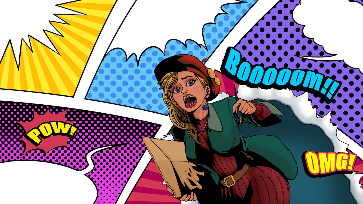 アメコミ風イラストを作成いたします クラシックからモダンまで、どんな雰囲気でも対応できます！ イメージ4