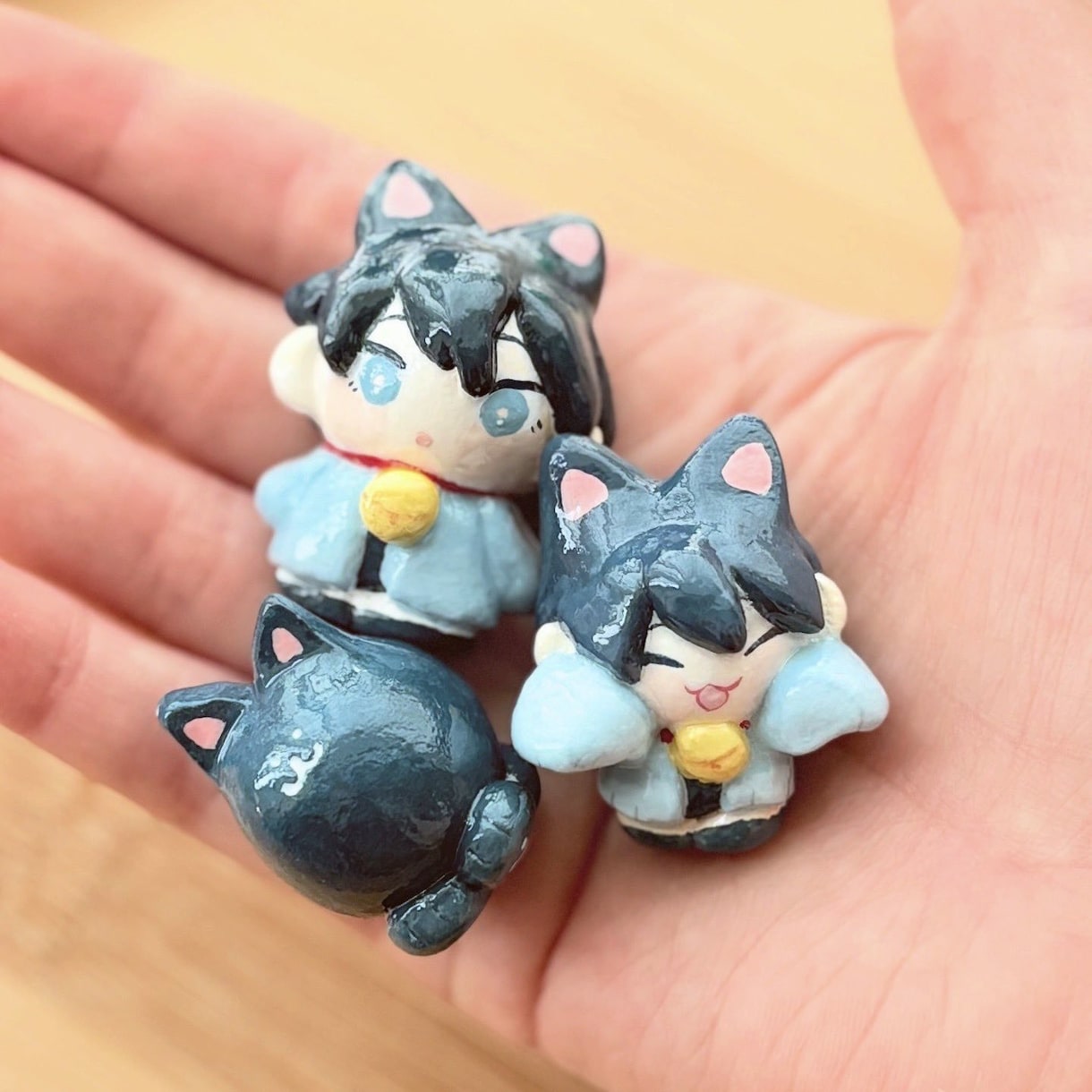 あなたの子立体にします うちのこねんど3cm程の小さな陶芸。いっしょにおでかけも◎ イメージ5