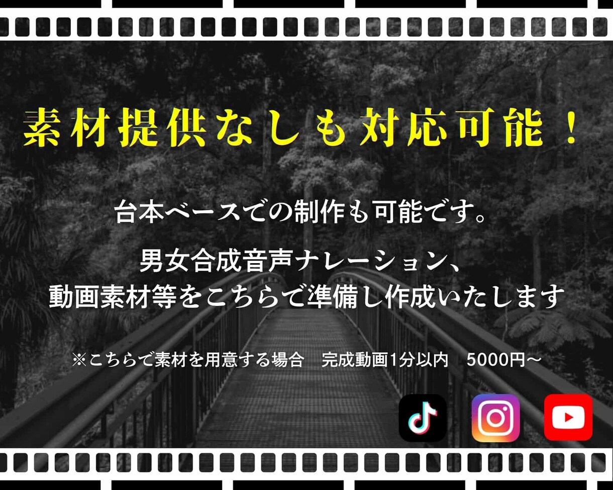 素材提供なしも可能　ショート動画編集を承ります 稼働時間1日10時間　だからスピーディー イメージ3