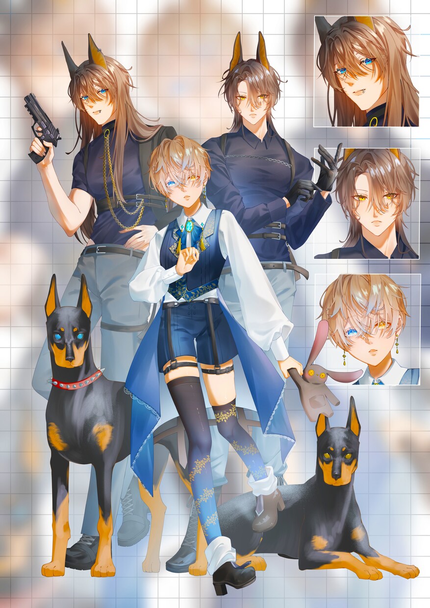 商用可】光溢れる瞳の貴方だけの特別な立ち絵描きます 可愛いからクールまで幅広い立ち絵をお届けします。 イメージ2