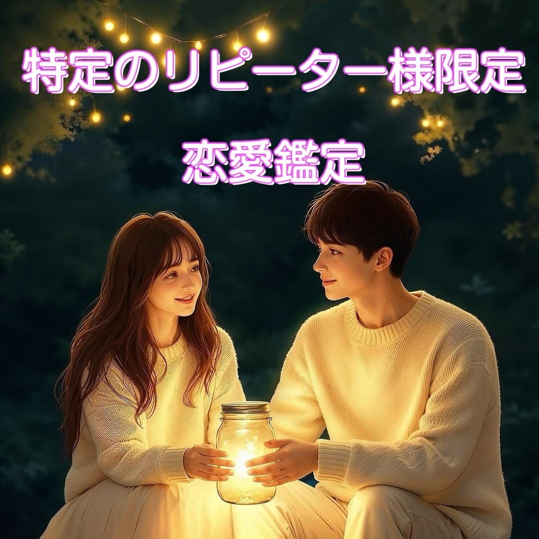 特定のリピーター様用♡お相手様のお気持ち占います リピーター様限定での霊感タロット占い•テキスト鑑定です イメージ1