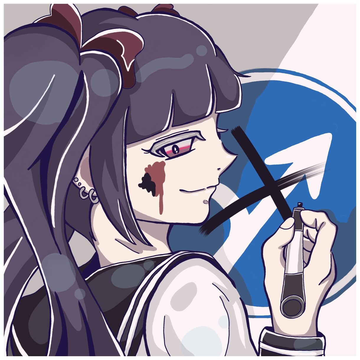 個性を活かすMVイラスト等の一枚絵お描きいたします ダークさの中に繊細な心情を織り交ぜメッセージを届けます イメージ1