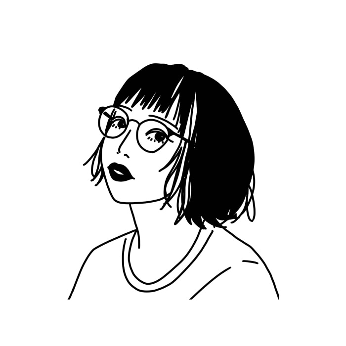 雰囲気あるシンプルな線画似顔絵イラストを作成します お仕事・SNSのアイコンなどにおすすめ◎ イメージ1