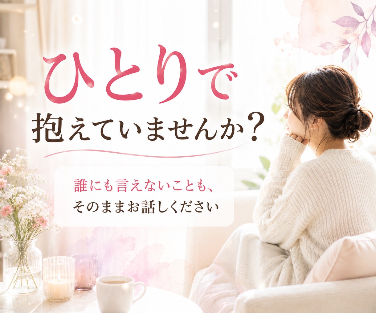 占い師さんの誰にも言えない本音をお聴きします 占い師ではなく、一人のあなたに戻れる時間を イメージ2