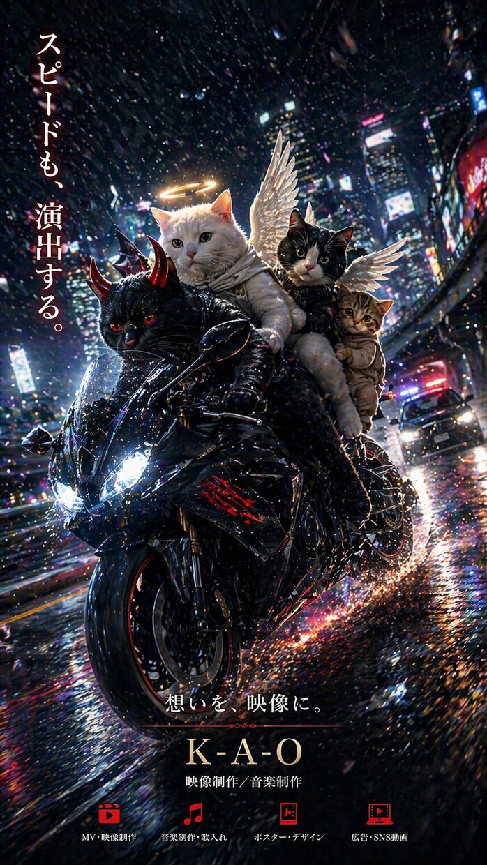 映画レベルAI動画制作します 世界観重視の映画クオリティ映像で差別化します イメージ3