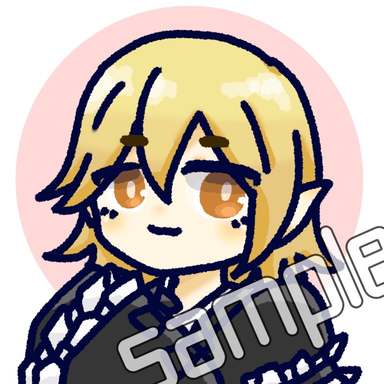 SNS用のオリキャラのアイコン制作致します オリジナルキャラクターのアイコンをデフォルメでお描きします イメージ1