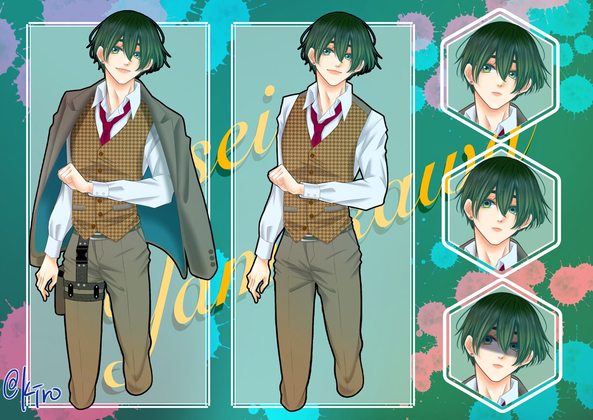 オリジナル立ち絵描きます TRPGの立ち絵などに丁度いい描写範囲です イメージ10