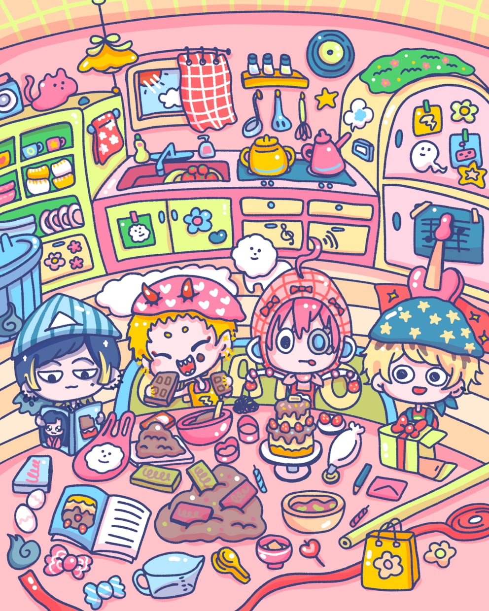 商用可！かわいくてシュールなイラスト描きます アイコン・動画・書籍など何でもご相談ください！ イメージ4