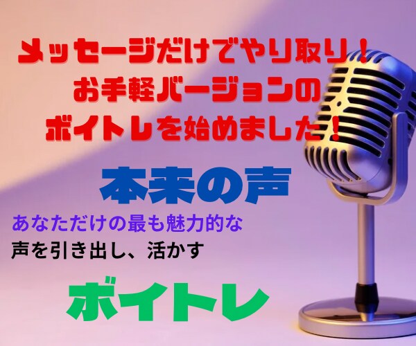 会わないボイトレ！テキストで音源の添削します 会わずに好きな時間でボイトレ！PDFでアドバイスを渡します イメージ1