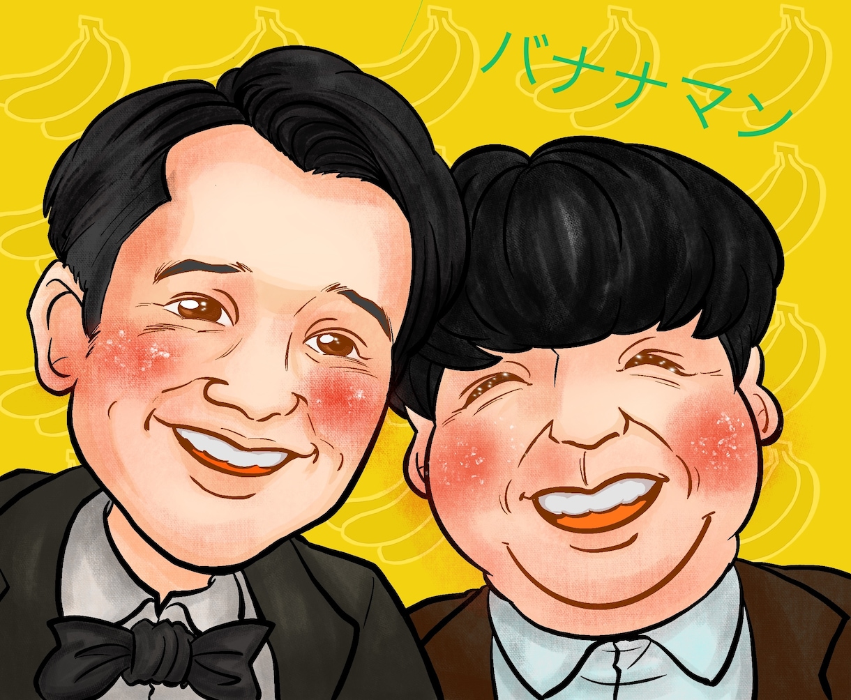 還暦　お祝いプレゼント似顔絵おくります かわいくて、そっくりあたたかな似顔絵贈ります イメージ2