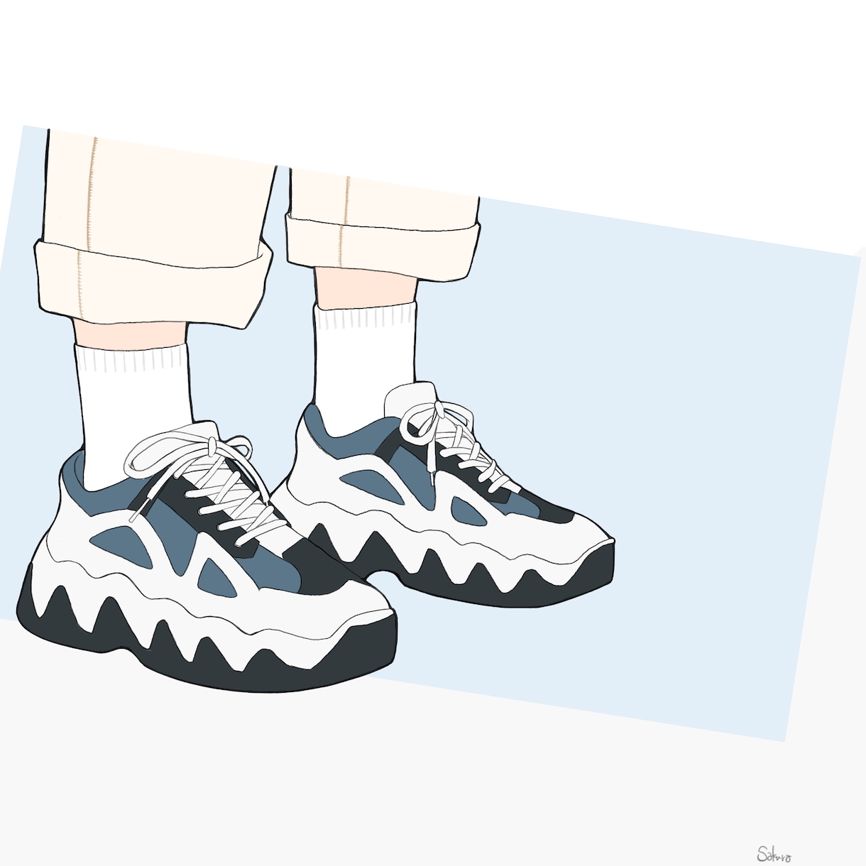 イラストを制作します お客さまの希望の靴のイラストを描きます イメージ1