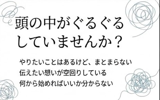 思考整理と言語化で発信の軸を作ります 何を発信すればいいか迷っている方へ イメージ2
