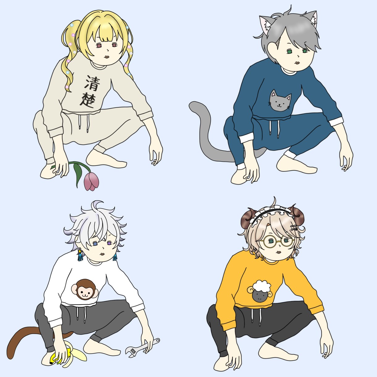 やさぐれたハロウィン衣装のあなたを描きます やさぐれイラストのハロウィンの着せかえが出ました！ イメージ9