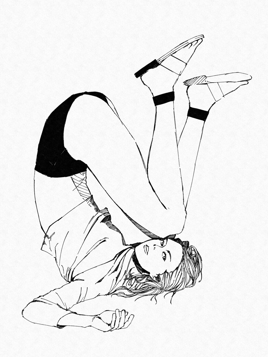 人物、動物イラスト　モノクロ、線画イラスト描きます 写真を元に人物や動物の線画イラスト作成します。 イメージ6