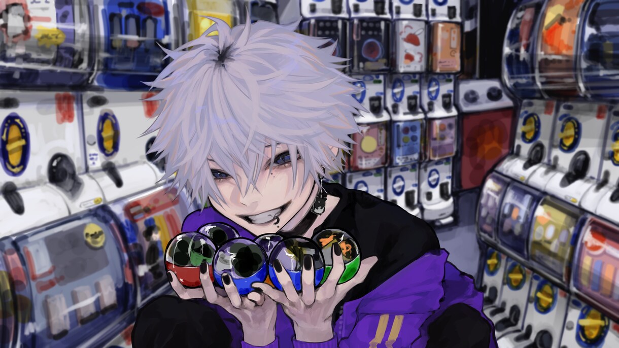 独特な世界観のイラストを提供します 動画用・アイコン・立ち絵など、幅広く対応可能です！ イメージ1