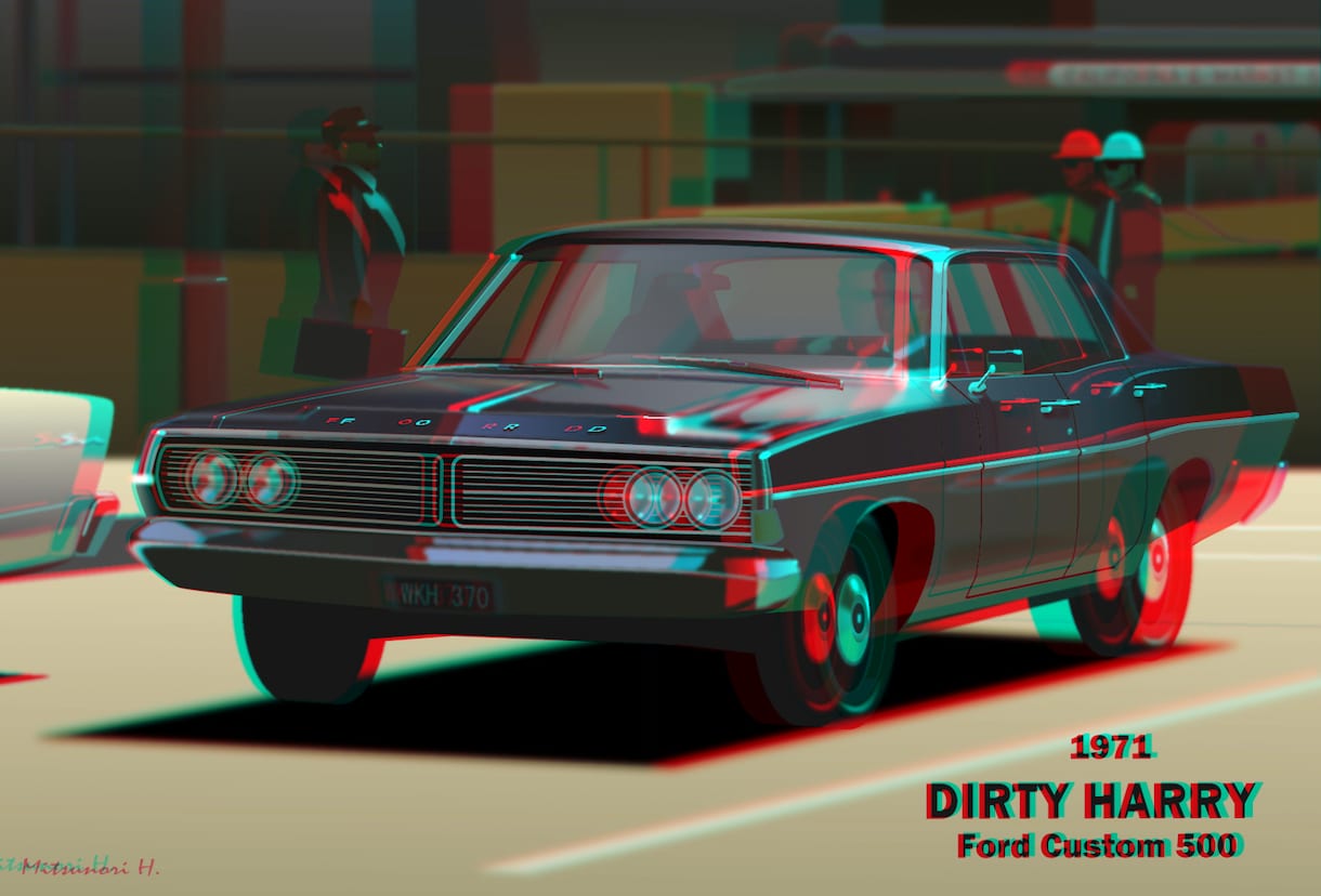 大切な愛車の写真をドラマチックなイラストにします あなたの愛車が映画のワンシーンに登場! イメージ7