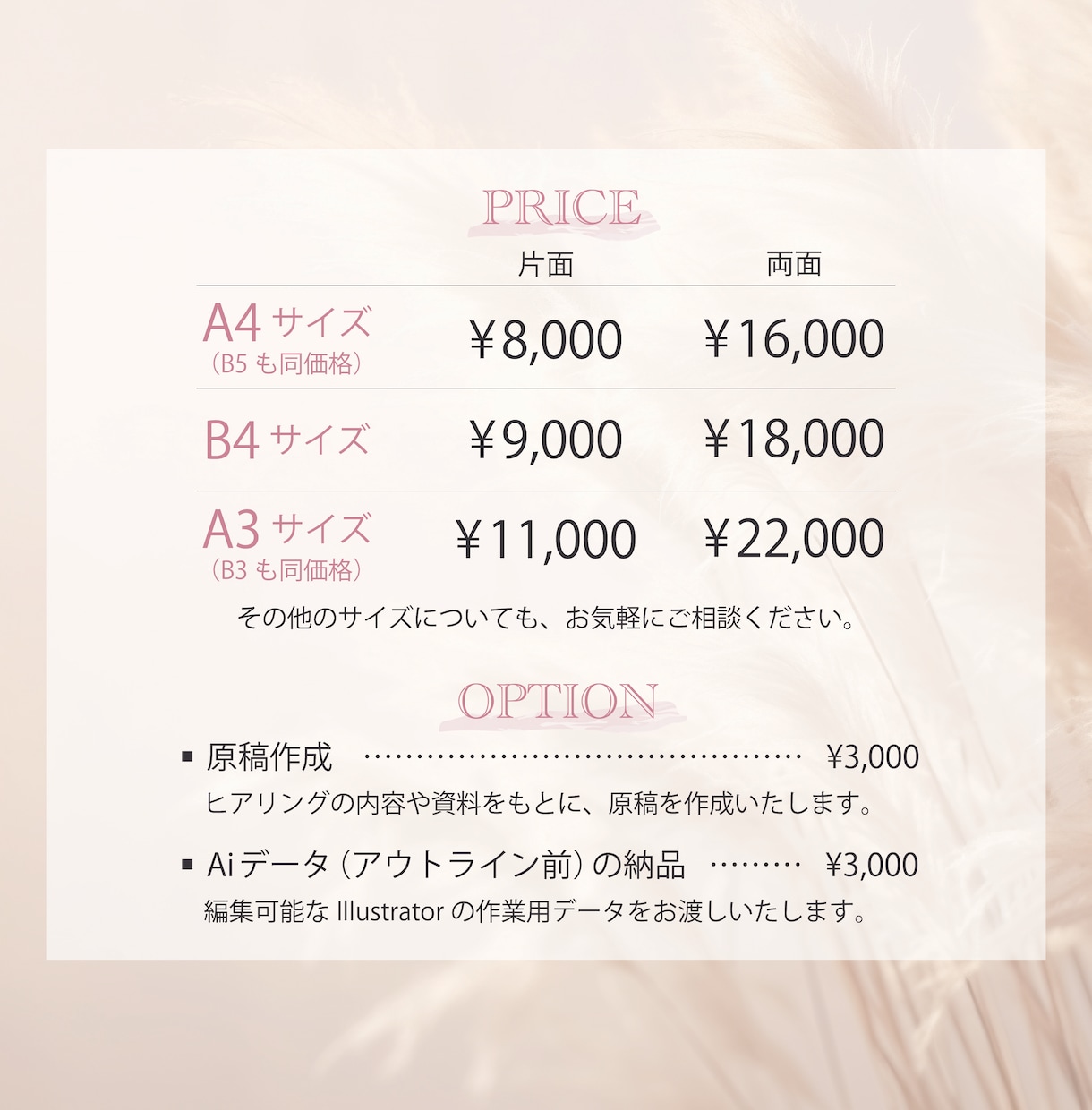 先着3名限定！サロン、ヨガ教室等のチラシ作成します 「世界観そのまま」女性向けデザインならお任せください◎	 イメージ9