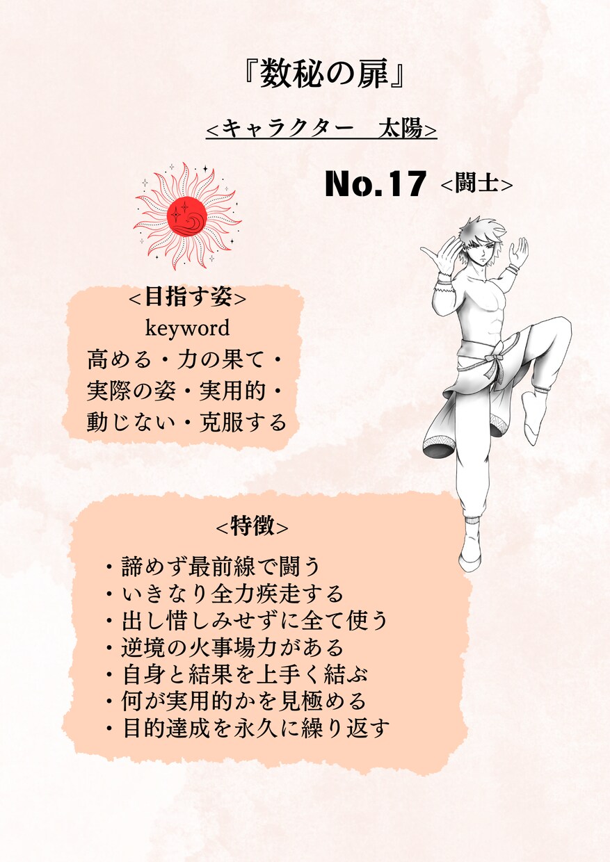 数秘で名前から本音の自分をキャラクター化します オリジナルの数秘で建前と本音の自分を切り分けます。 イメージ6