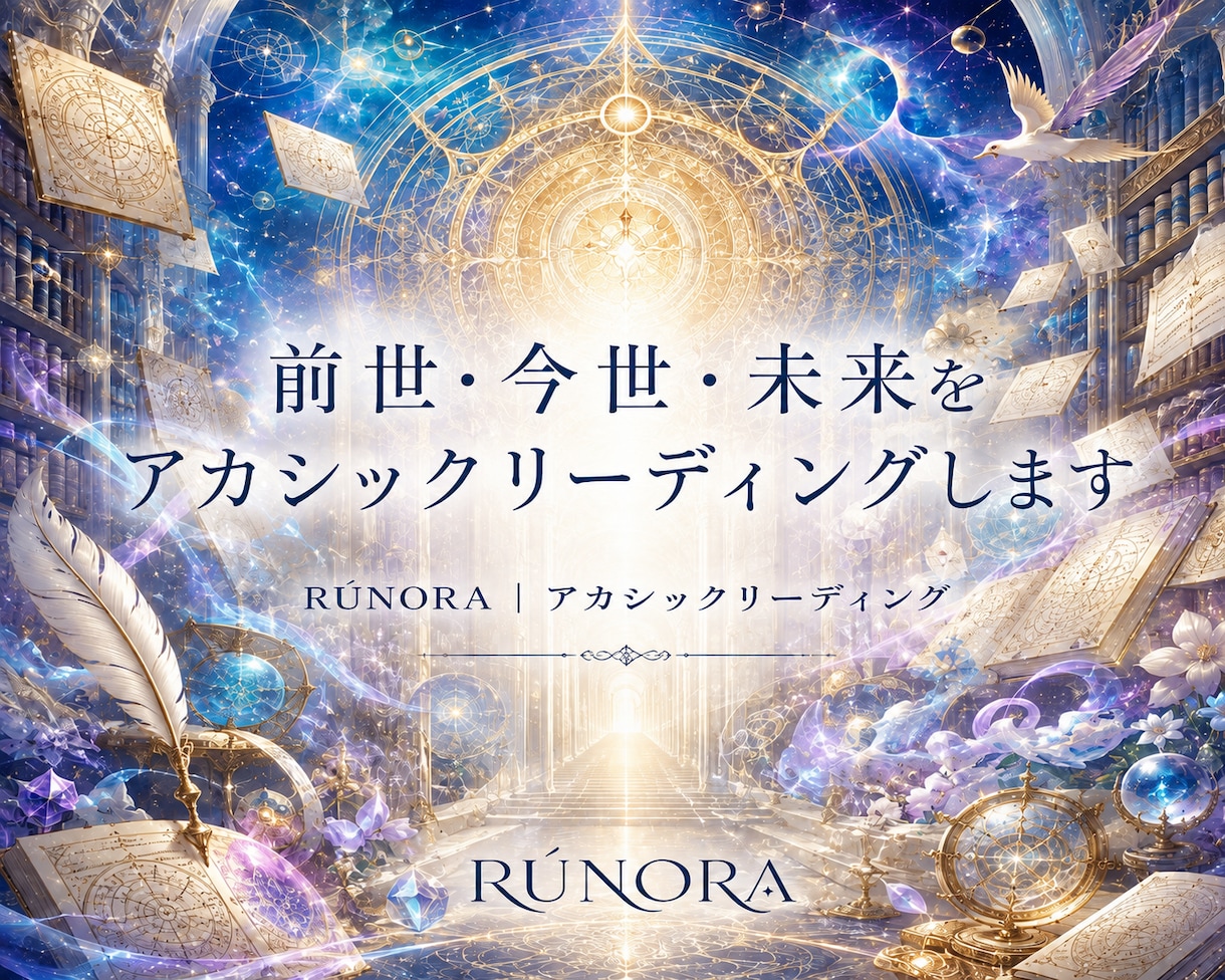 前世・今世・未来をアカシックリーディングします アカシックレコードから、未来設計図を読み取ります イメージ1