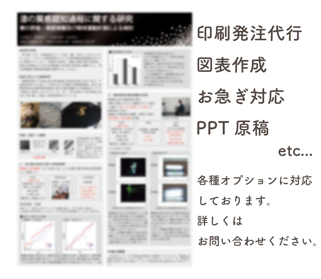 学会発表ポスターを作成代行します 学会賞受賞経験のあるデザイナーが学会発表ポスターをつくります イメージ3