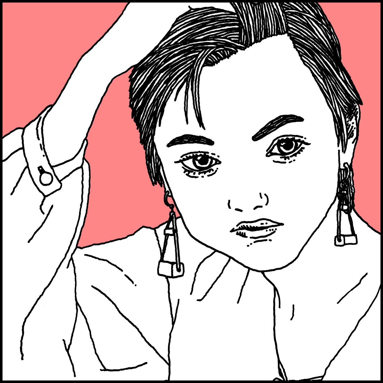 オシャレでインパクトのある似顔絵を描きます SNSアイコンや記念品のデザインにもおすすめ◎ イメージ3