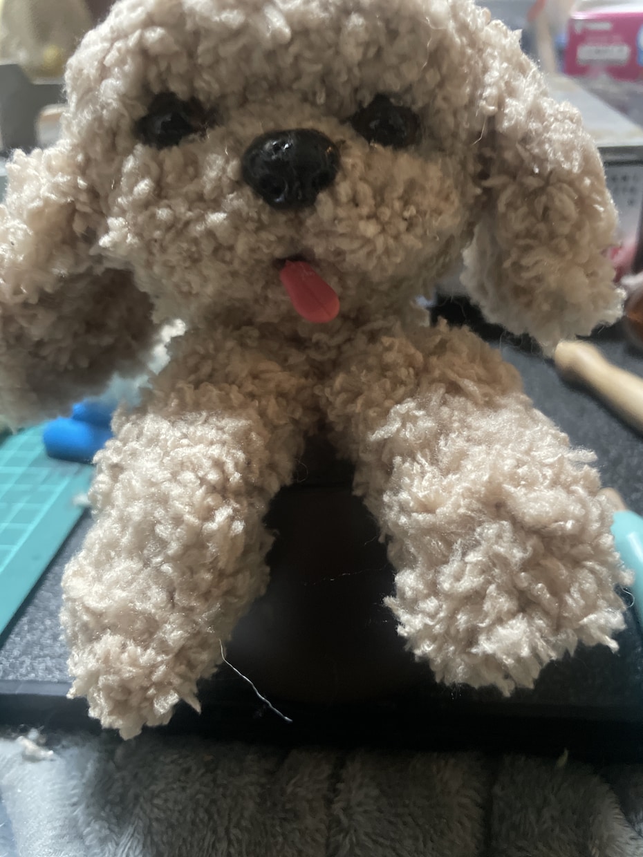 写真から羊毛フェルト犬を制作します 練習価格でお作りします（モニター） イメージ2