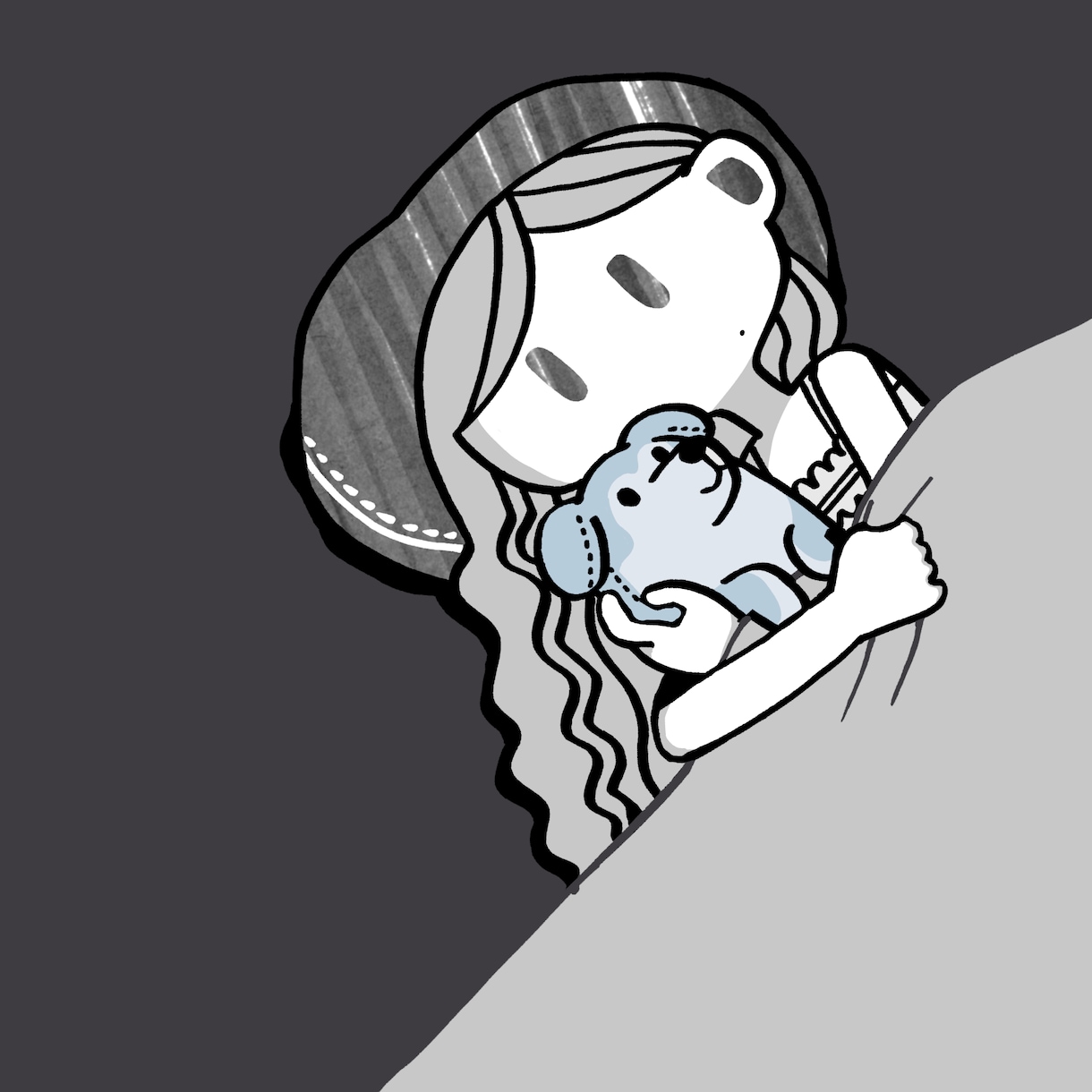 デフォルメの効いた絵柄で皆様の不安と安心を描きます 【この気持ちを受け止めてくれるのは、この子しか居ない…】 イメージ5