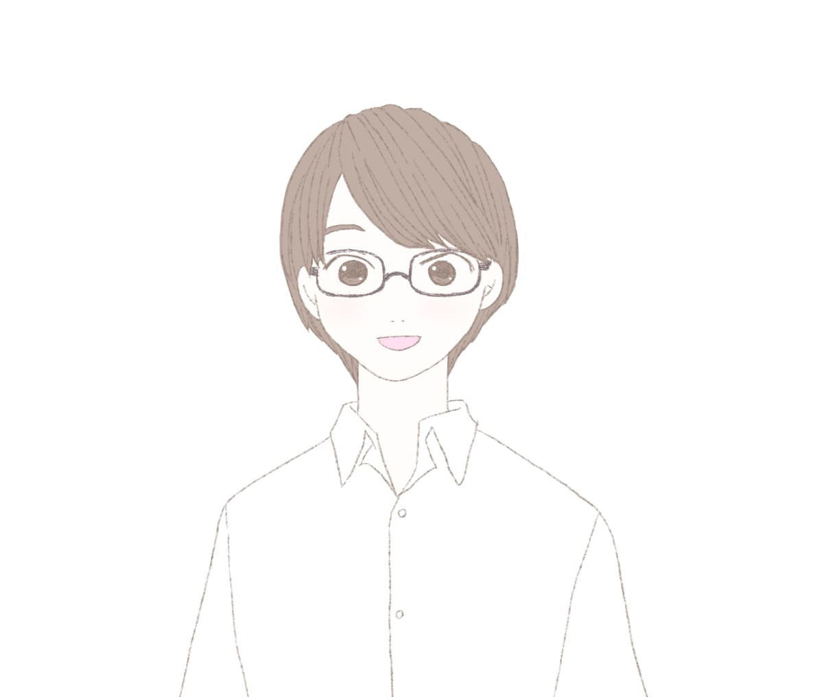 ふんわりかわいいアイコンお描きします おしゃれでシンプルなイラスト！SNSやブログに！ イメージ8