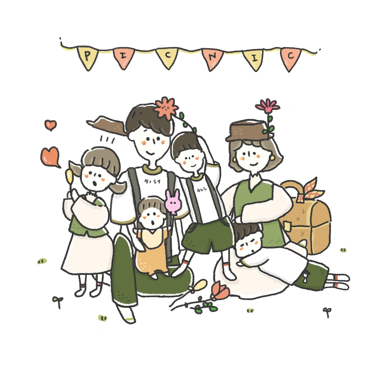 商用利用可！ゆる可愛い人物・日常系イラスト描きます アイコン・挿絵・グッズなど用途に合わせたオリジナルイラスト イメージ6