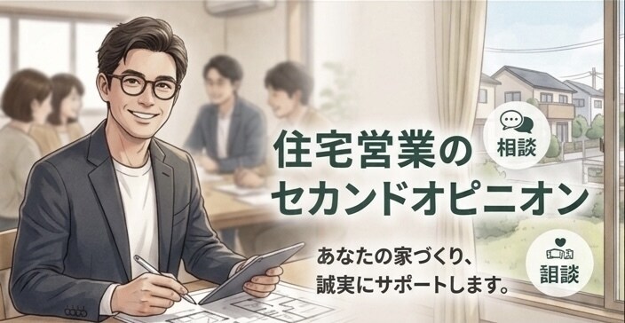 家づくりの不安を第三者目線で診断します 間取り・見積・営業担当を総合チェック イメージ1