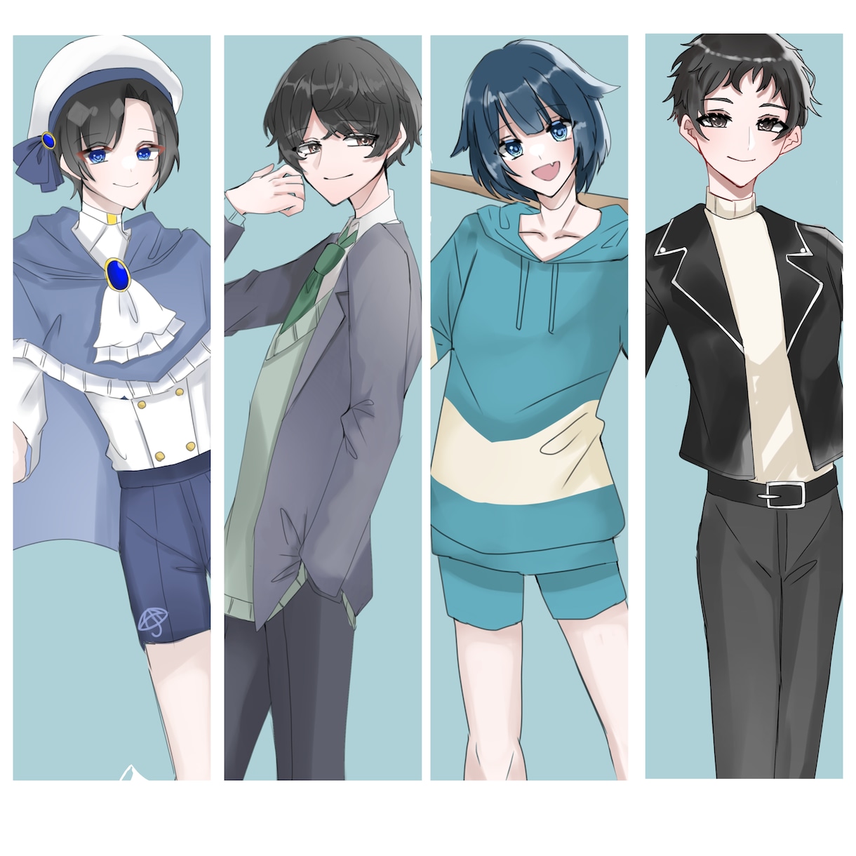 2000円で全身とSD立ち絵計２枚作成いたします TRPGプレイヤーやVtuberの方へ イメージ2